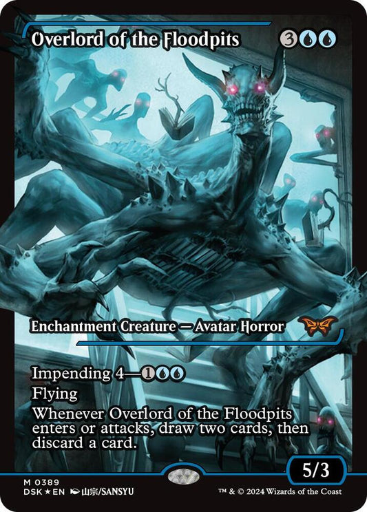 Image for Overlord of the Floodpits (Showcase) (389) (DSK) - Magic: The Gathering