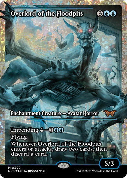 Image for Overlord of the Floodpits (Showcase) (Fracture Foil) (399) (DSK) - Magic: The Gathering