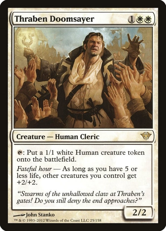 Image for Thraben Doomsayer (25) (DKA) - Magic: The Gathering