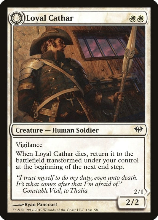 Image for Loyal Cathar (13) (DKA) - Magic: The Gathering