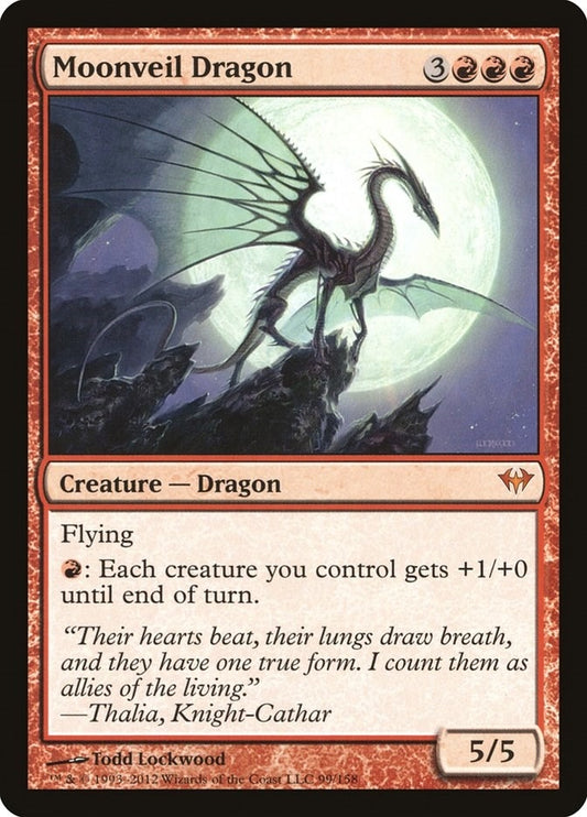 Image for Moonveil Dragon (99) (DKA) - Magic: The Gathering