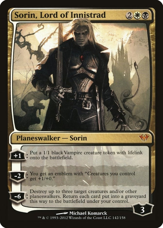 Image for Sorin, Lord of Innistrad (142) (DKA) - Magic: The Gathering