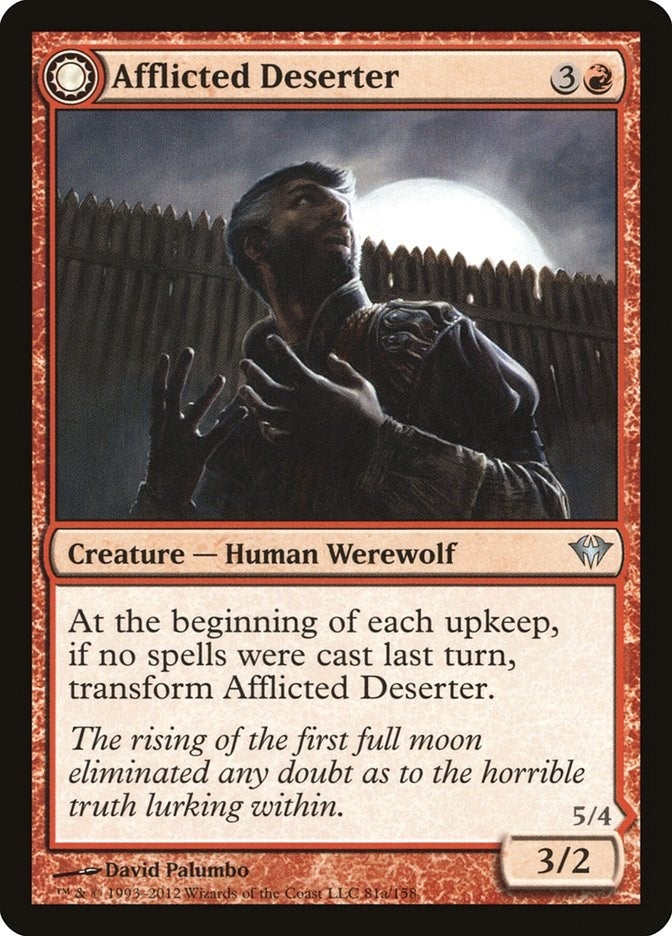 Image for Afflicted Deserter (81) (DKA) - Magic: The Gathering