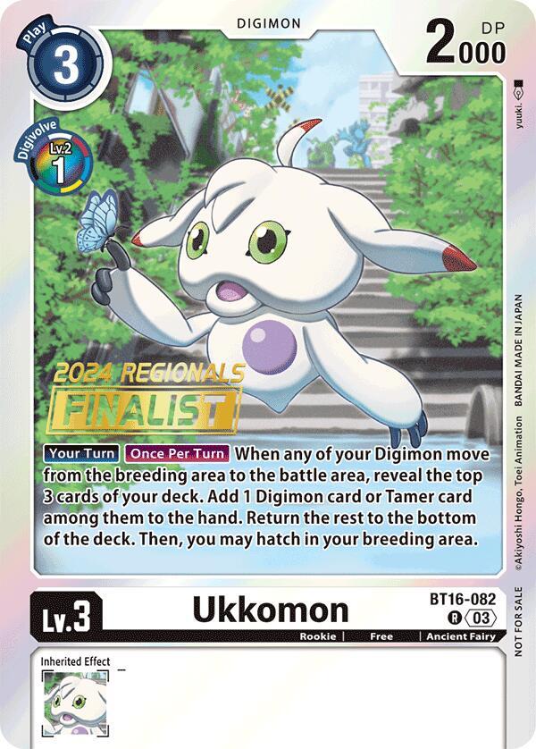 Ukkomon (2024 Regionals Finalist) (BT16-082 R) (BT-16)