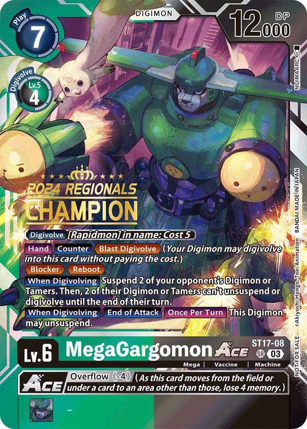 MegaGargomon ACE (2024 Regionals Champion) (ST17-08 SR) (ST-17)