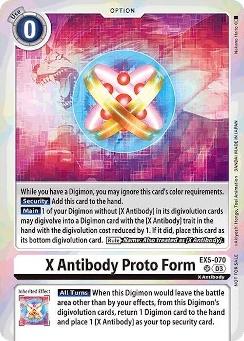 X Antibody Proto Form (Event Pack 7) (EX5-070 SR) (EX-05)