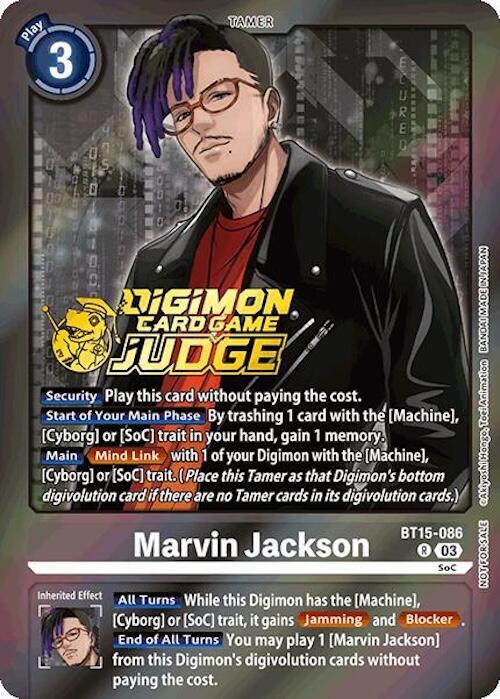 Marvin Jackson (Judge Pack 6) (BT15-086 R) (BT-15)