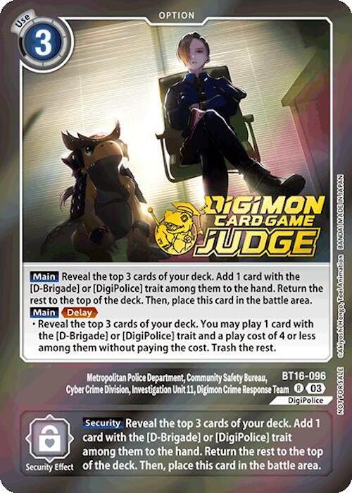 Metropolitan Police Department, Community Safety Bureau, Cyber Crime Division... (Judge Pack 6) (BT16-096 R) (BT-16)