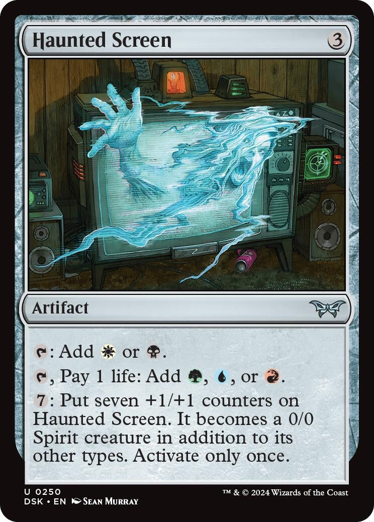 Haunted Screen (250) (DSK)