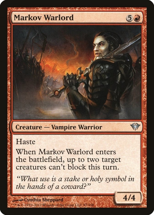 Image for Markov Warlord (97) (DKA) - Magic: The Gathering
