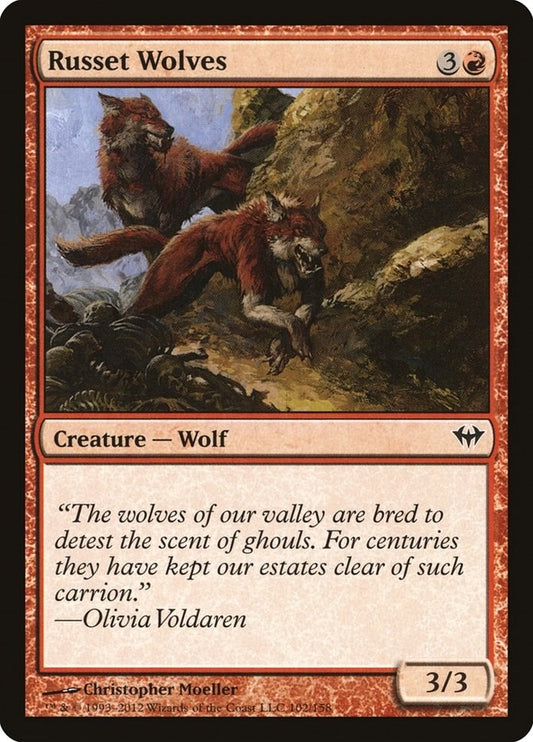 Image for Russet Wolves (102) (DKA) - Magic: The Gathering