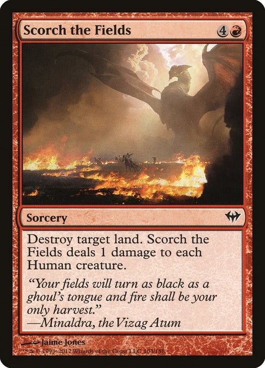 Image for Scorch the Fields (103) (DKA) - Magic: The Gathering