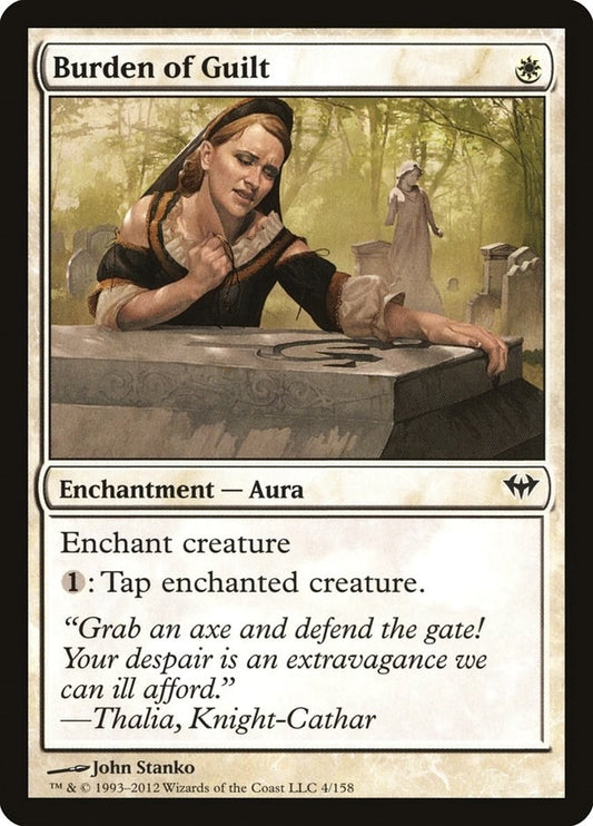 Image for Burden of Guilt (4) (DKA) - Magic: The Gathering