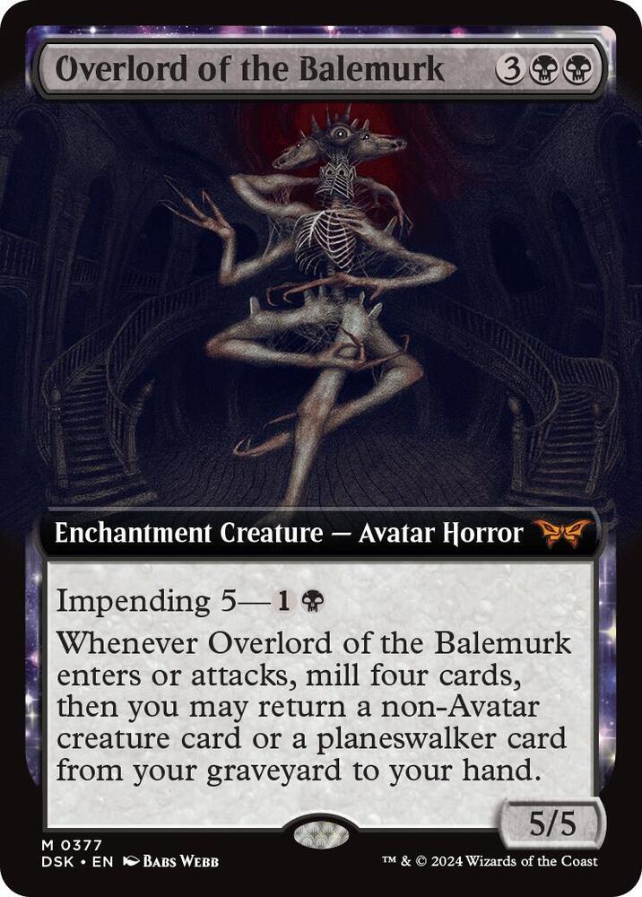 Overlord of the Balemurk (Extended Art) (377) (DSK)