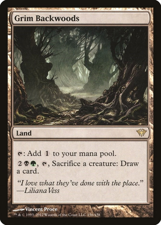Image for Grim Backwoods (156) (DKA) - Magic: The Gathering
