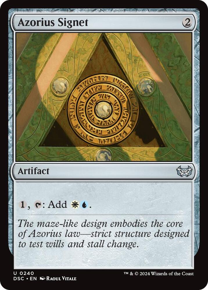 Azorius Signet (240) (DSC)
