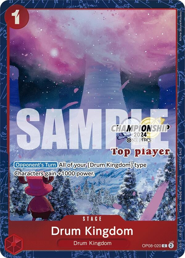 Drum Kingdom (Championship 2024 Top Player Pack) (OP08-020) (OP-PR)