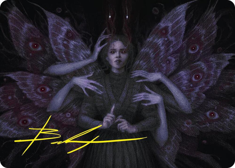 Demonic Counsel Art Card (7/54) (Gold-Stamped Signature) (7) (ASDSK)