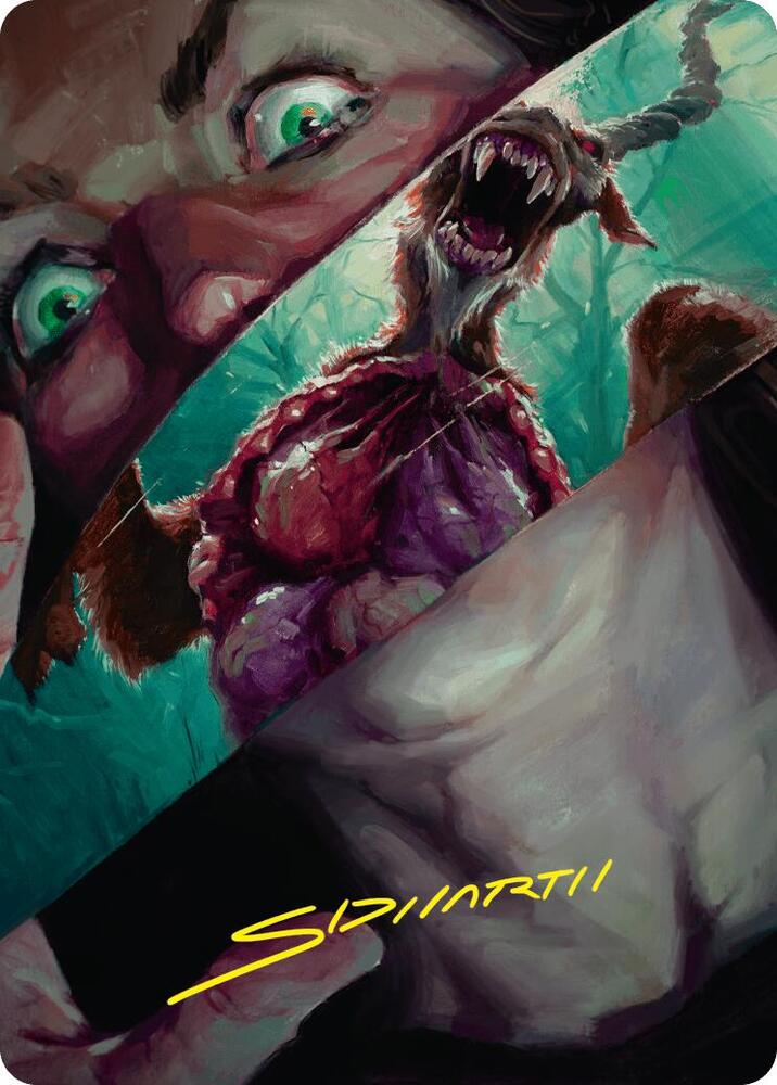 Hauntwoods Shrieker Art Card (Gold-Stamped Signature) (40) (ASDSK)