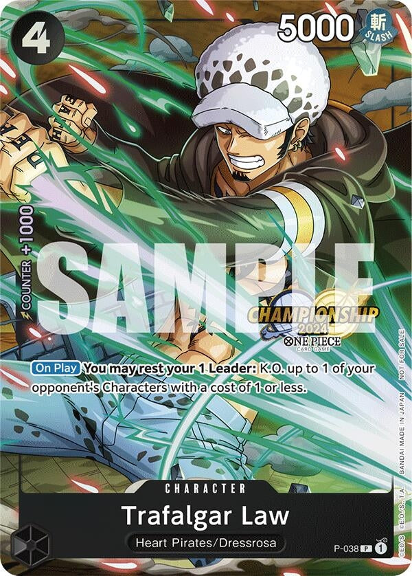 Trafalgar Law - P-038 (CS 2024 Event Pack) (P-038) (OP-PR)