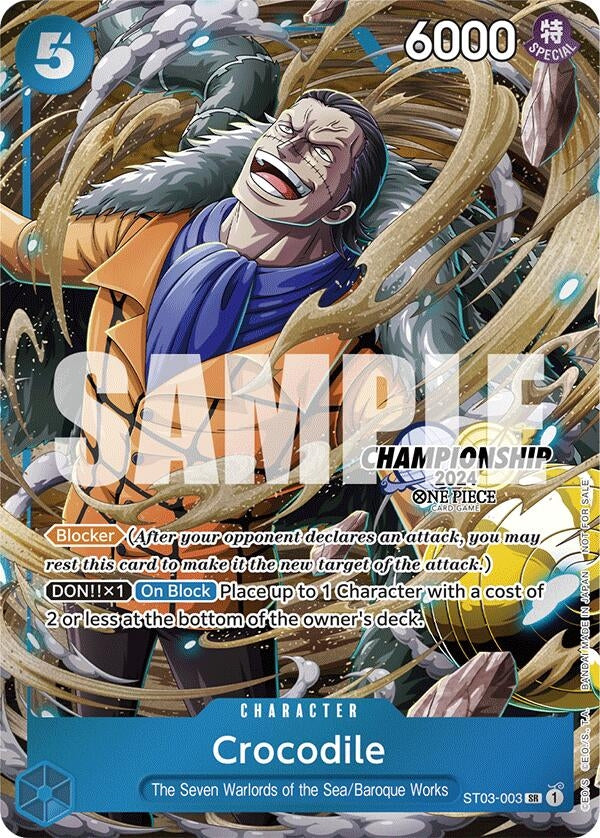 Crocodile (CS 2024 Celebration Pack) (ST03-003) (OP-PR)