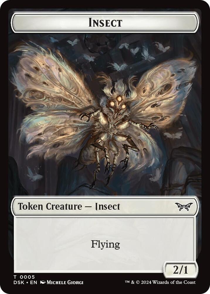 Insect (0005) // Manifest Double-Sided Token (5 // 18) (DSK)