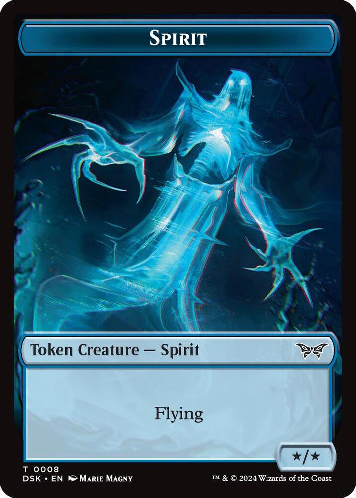 Spirit (0008) // Gremlin Double-Sided Token (8 // 11) (DSK)