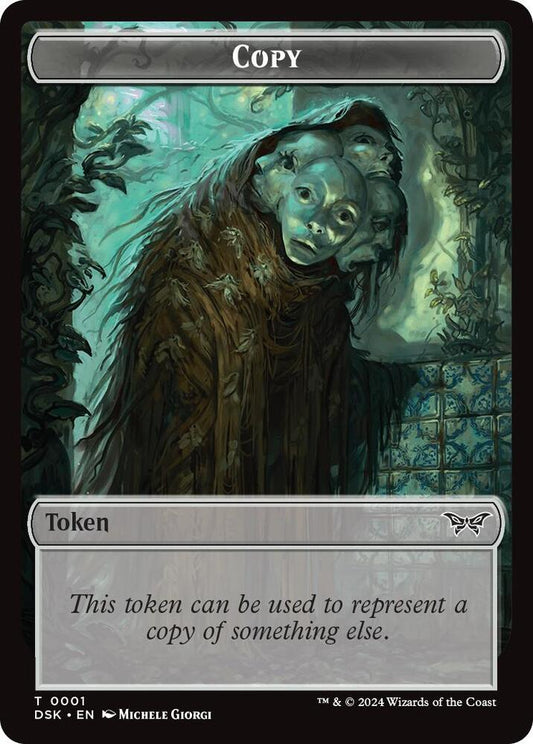 Image for Copy // Manifest Double-Sided Token (1 // 18) (DSK) - Magic: The Gathering