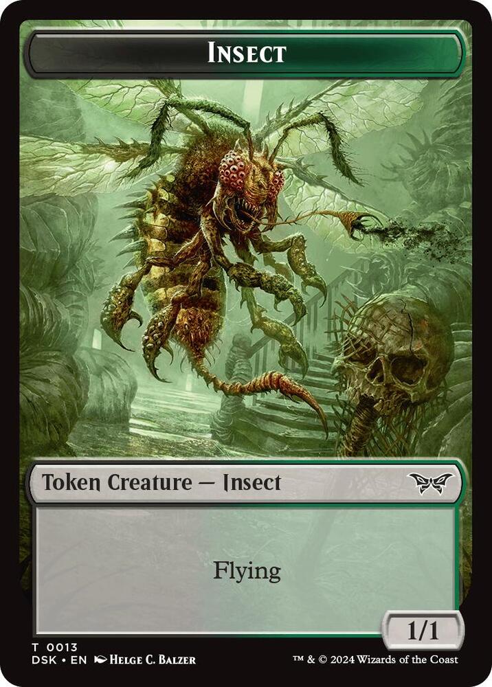 Insect (0013) // Manifest Double-Sided Token (13 // 18) (DSK)