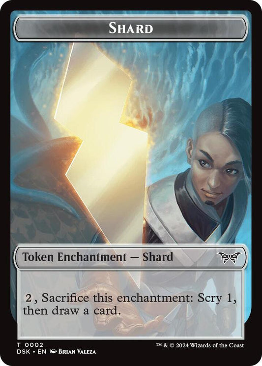 Image for Shard // Manifest Double-Sided Token (2 // 18) (DSK) - Magic: The Gathering