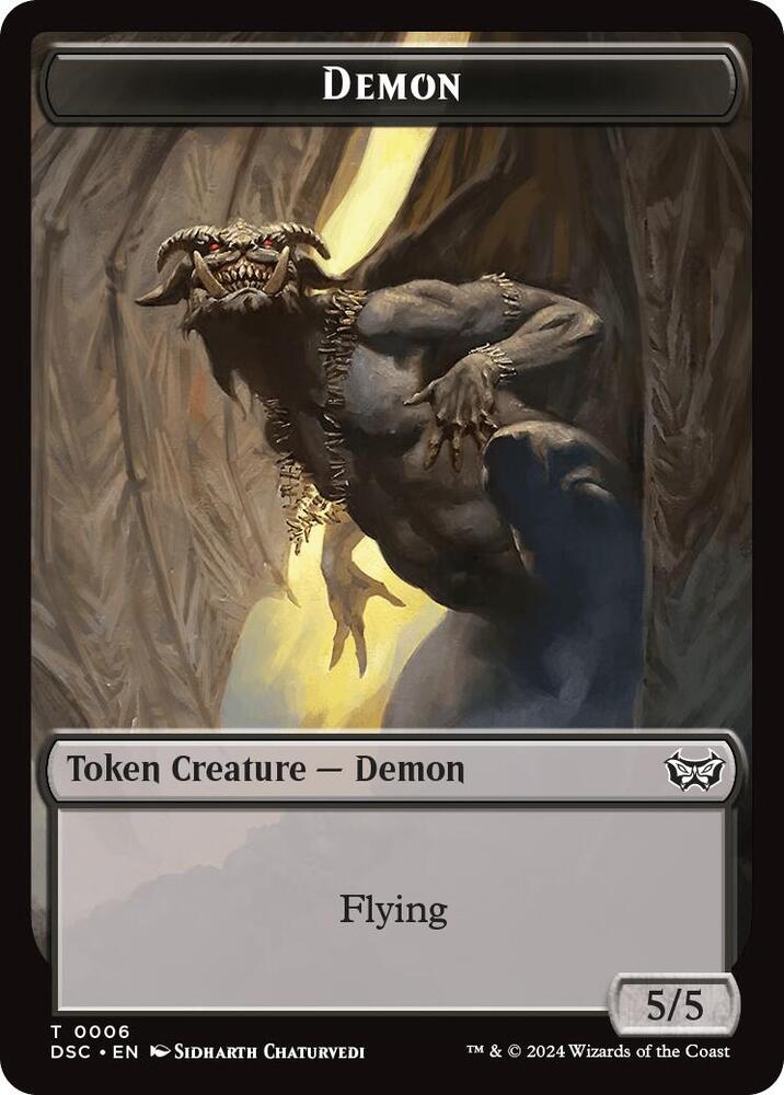 Demon // Bird Double-Sided Token (6 // 5) (DSC)