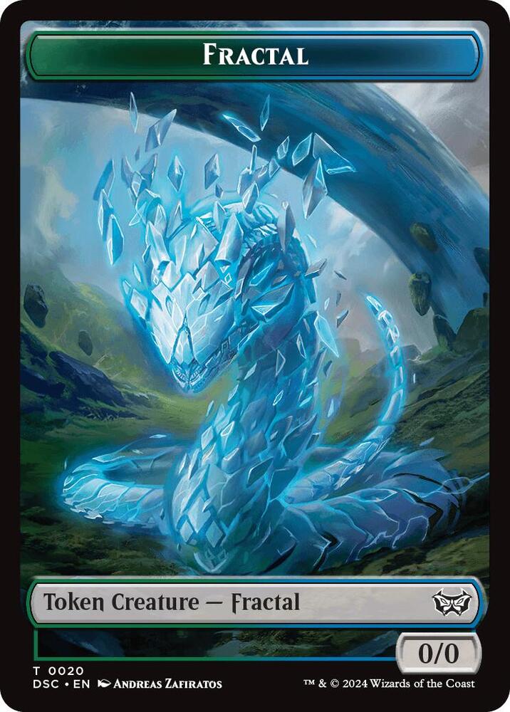 Fractal // Scarecrow Double-Sided Token (20 // 23) (DSC)