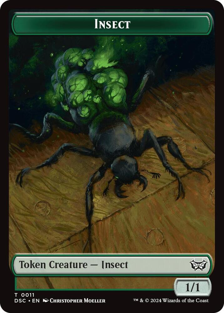 Insect (0011) // Shapeshifter Double-Sided Token (11 // 1) (DSC)