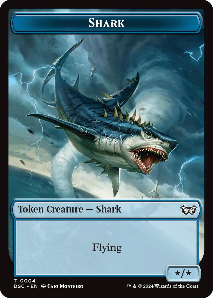 Shark // Copy Double-Sided Token (4 // 1) (DSC)