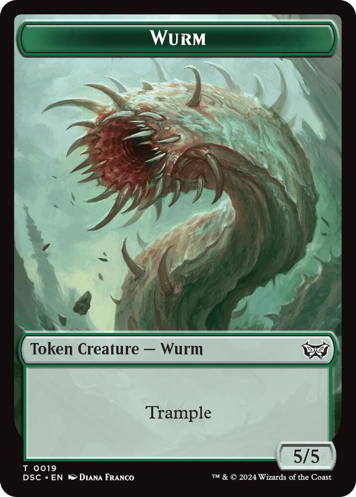 Wurm (0019) // Manifest Double-Sided Token (19 // 18) (DSC)