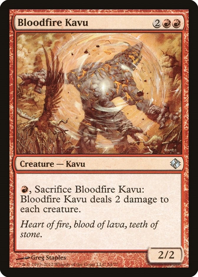 Bloodfire Kavu (54) (DDI)