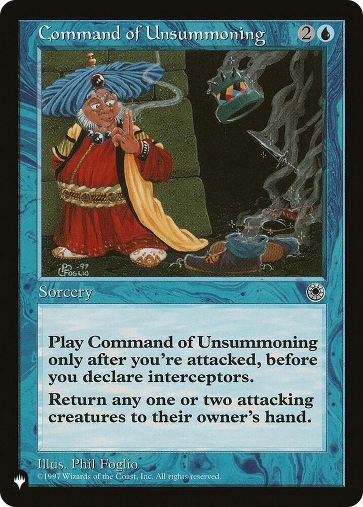 Command of Unsummoning (LIST)