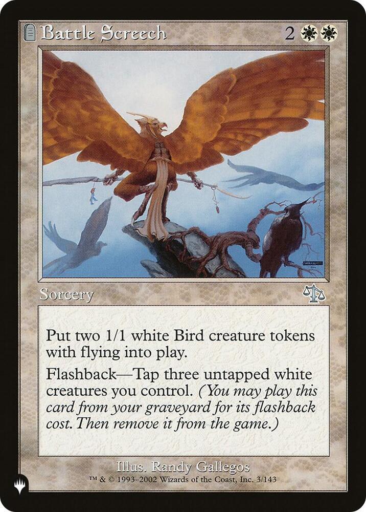 Battle Screech (3/143) (LIST)