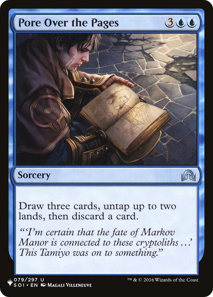 Pore Over the Pages (079/297) (LIST)