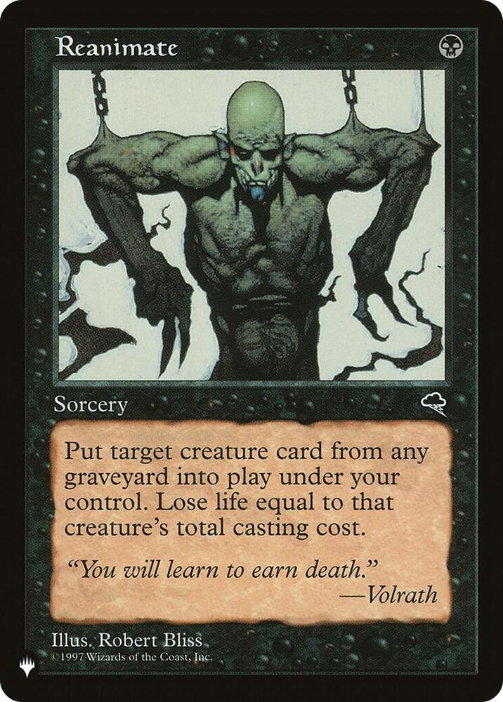 Reanimate (LIST)