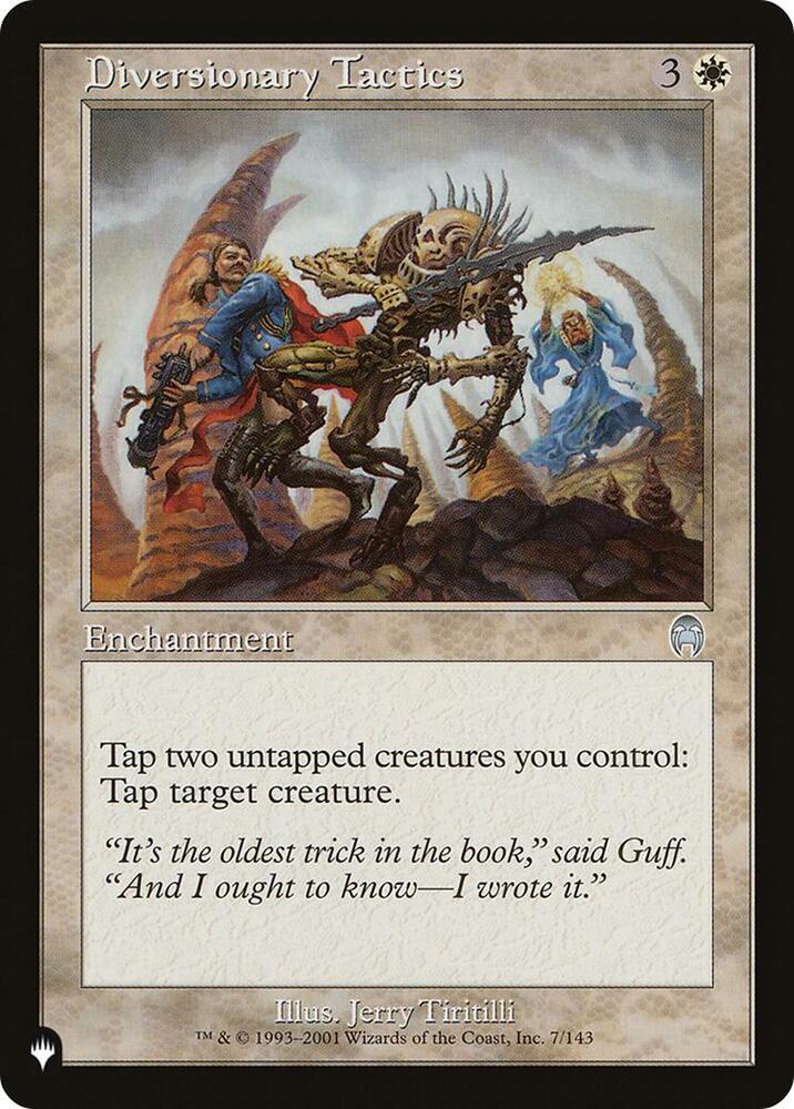Diversionary Tactics (7/143) (LIST)