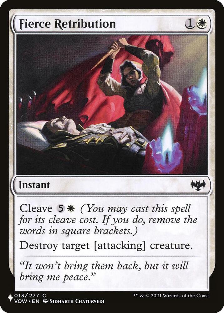 Fierce Retribution (013/277) (LIST)