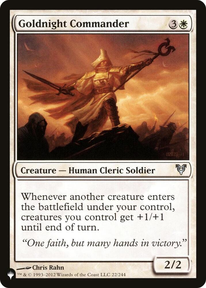 Goldnight Commander (22/244) (LIST)