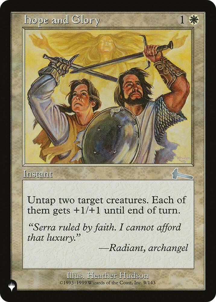 Hope and Glory (9/143) (LIST)