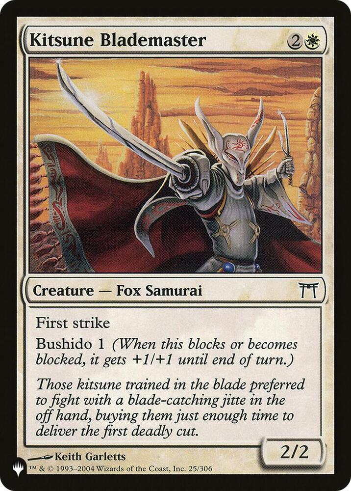 Kitsune Blademaster (25/306) (LIST)