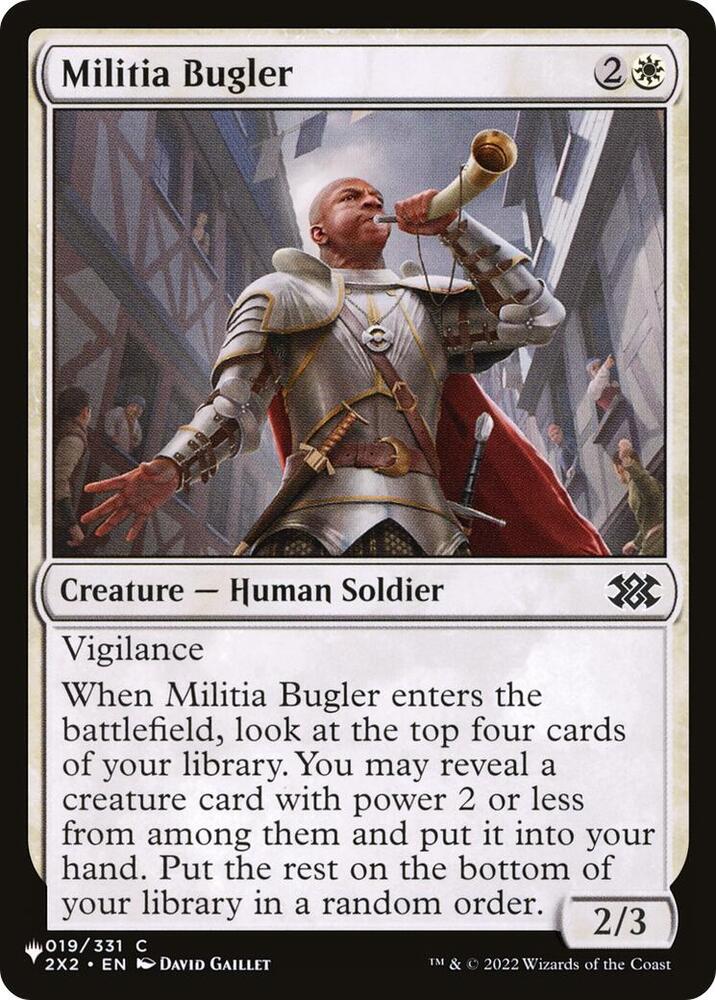 Militia Bugler (019/024) (LIST)