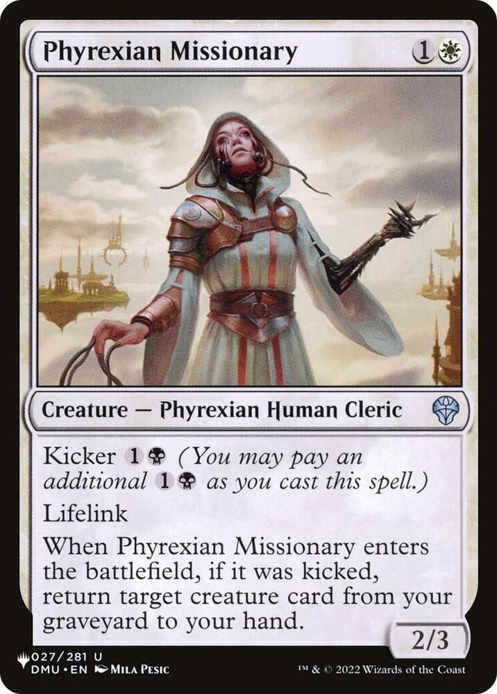 Phyrexian Missionary (027/281) (LIST)