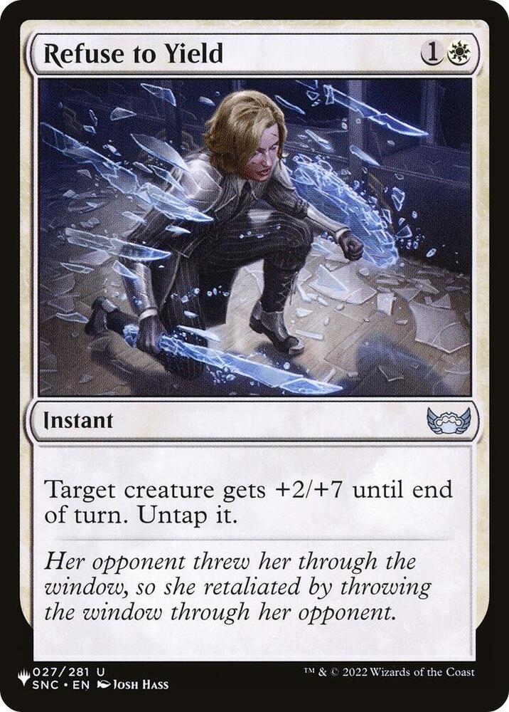 Refuse to Yield (027/281) (LIST)