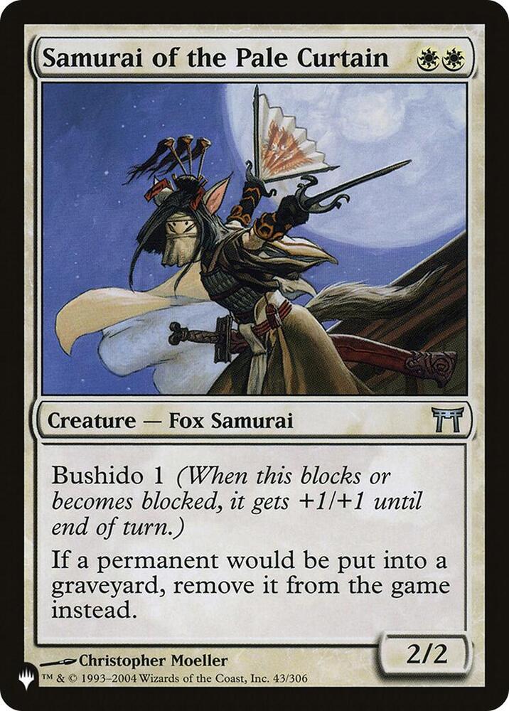 Samurai of the Pale Curtain (43/306) (LIST)