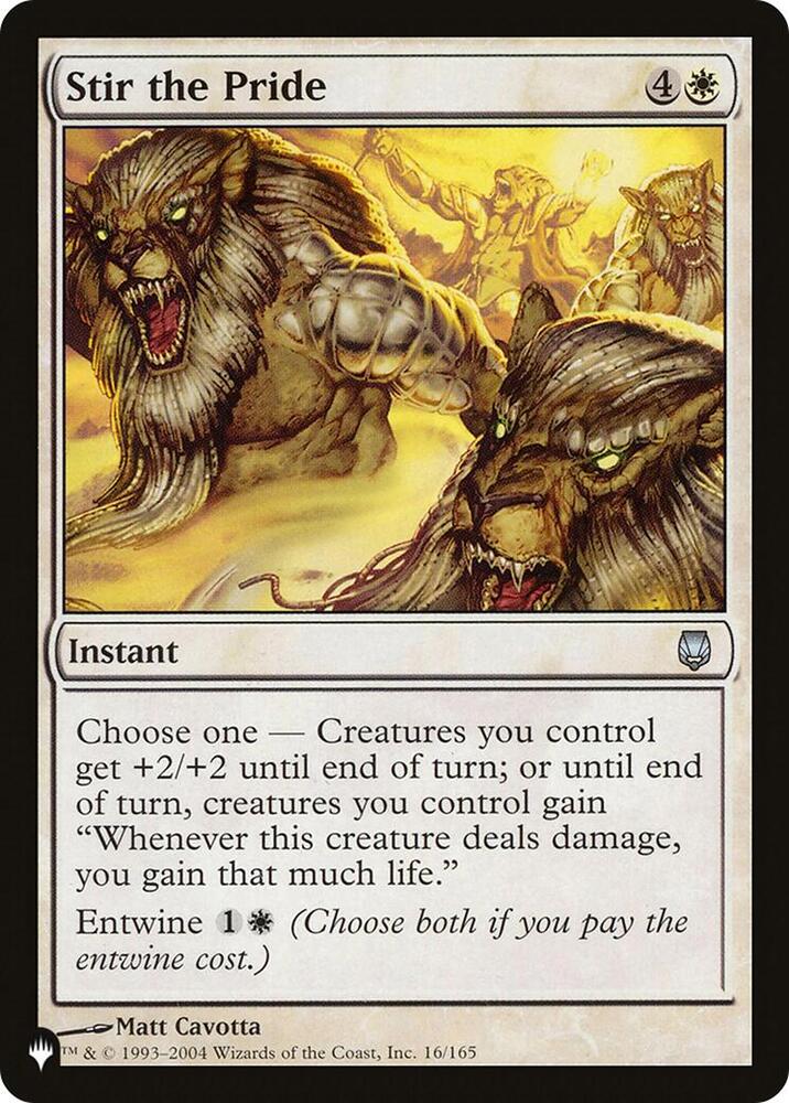 Stir the Pride (16/165) (LIST)